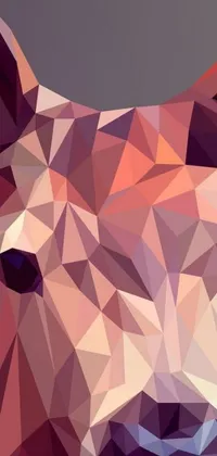 Add a unique touch to your phone's wallpaper with this stunning deer's head live wallpaper! Featuring a close-up image of a deer's head, captured in a vector-based art style, this wallpaper is a true masterpiece