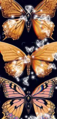 Trio Celestial Butterfly Live Wallpaper