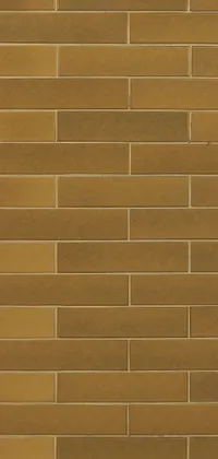 Brown Rectangle Brickwork Live Wallpaper