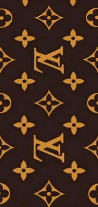 Brown Rectangle Textile Live Wallpaper