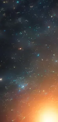 Brown Sky Galaxy Live Wallpaper