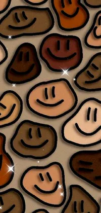 Brown Smile Facial Expression Live Wallpaper