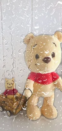 Brown Toy Teddy Bear Live Wallpaper