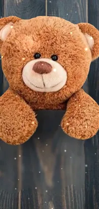 Brown Toy Teddy Bear Live Wallpaper