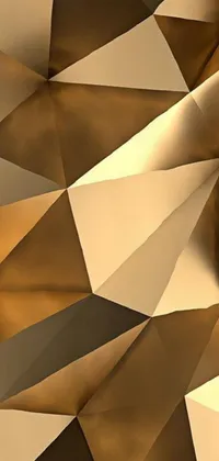 Brown Triangle Amber Live Wallpaper