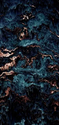 This striking phone live wallpaper boasts a close up of painted wood, digitally rendered for a unique look