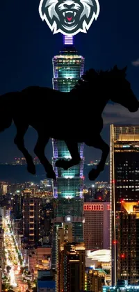 Building Horse Light Live Wallpaper