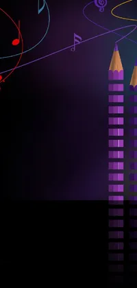 Building Light Purple Live Wallpaper