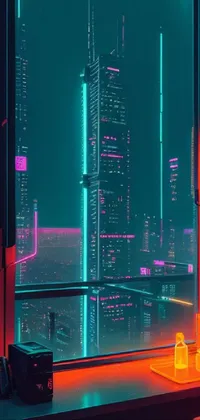 Building Light Skyscraper Live Wallpaper