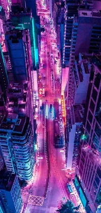 Building Purple Skyscraper Live Wallpaper