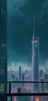 Building Skyscraper Atmosphere Live Wallpaper