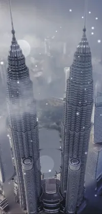 Building Skyscraper Cloud Live Wallpaper