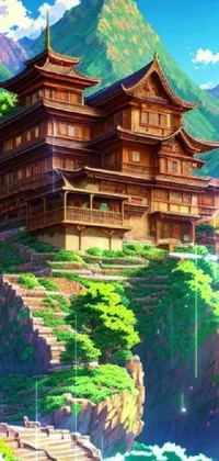Building World Mountain Live Wallpaper