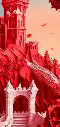 Building World Red Live Wallpaper
