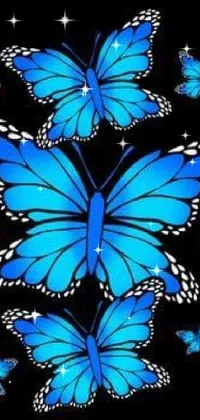 Butterfly Blue Pollinator Live Wallpaper