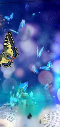 Butterfly Pollinator Light Live Wallpaper