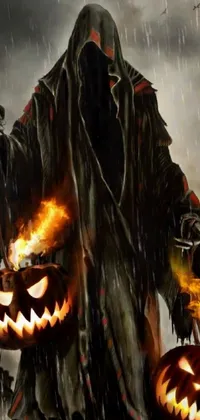 Calabaza Fire Flame Live Wallpaper