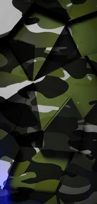 Camouflage Leaf Military Camouflage Live Wallpaper