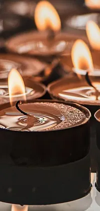 Candle Amber Lighting Live Wallpaper