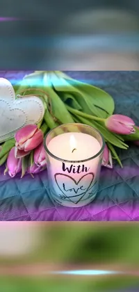 Candle Drinkware Cup Live Wallpaper