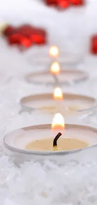 Candle Fluid Amber Live Wallpaper