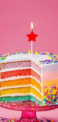 Candle Food Cake Decorating Supply Live Wallpaper