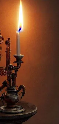 Candle Holder Candle Wax Live Wallpaper