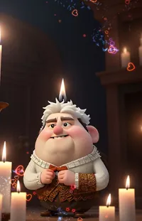 Candle Plant Lighting Live Wallpaper