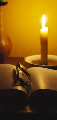 Candle Table Wax Live Wallpaper