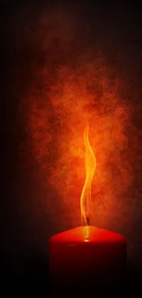 Candle Wax Amber Live Wallpaper