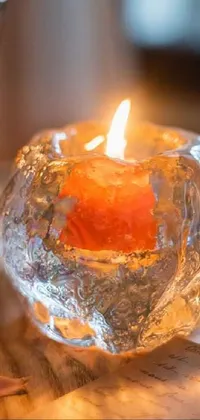 Candle Wax Amber Live Wallpaper