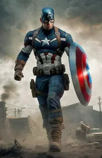 Captain America Shield Toy Live Wallpaper
