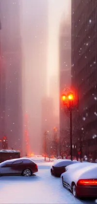 winter city Live Wallpaper
