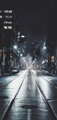 Experience the thrill of the city at night with this stunning live wallpaper! Featuring a bustling metropolitan street filled with traffic, this wallpaper offers incredible realism and cinematic lighting to transport you to the heart of a busy urban center