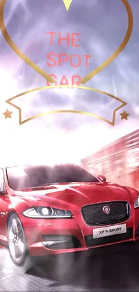 red jaguar car wallpaper hd