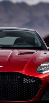 Experience the thrill of racing with this stunning, high-definition red sports car live wallpaper