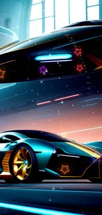 futuristic car Live Wallpaper
