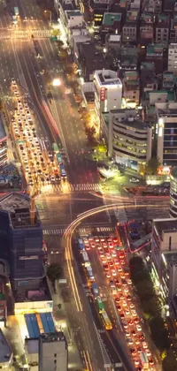 Car Light Building Live Wallpaper