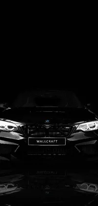 Looking for an electrifying phone wallpaper? Look no further than this BMW black and white live wallpaper