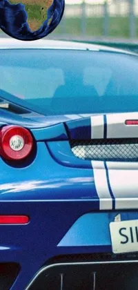 Car Vehicle Blue Live Wallpaper