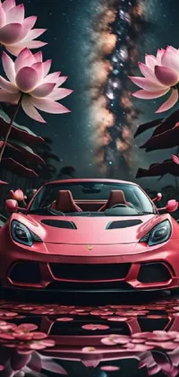 Car Vehicle Flower Live Wallpaper