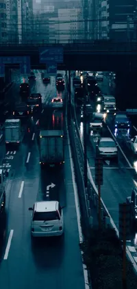 Experience the chaos and urgency of a Tokyo flood on your phone with this live wallpaper! Towering skyscrapers surround a city street filled with heavy traffic as you witness an apocalyptic event unfold before your very eyes