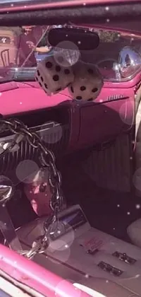 Car Vehicle Pink Live Wallpaper
