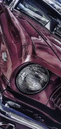 Car Vehicle Purple Live Wallpaper