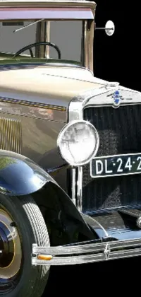 Experience the charm of a vintage car with this stunning phone live wallpaper