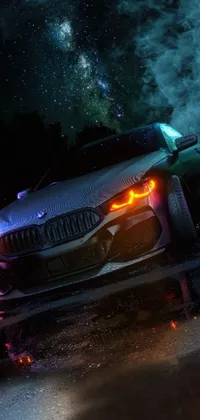 Experience the ultimate cyberpunk vibe with this dynamic car live wallpaper