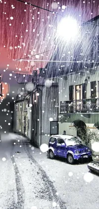 Snow City Live Wallpaper