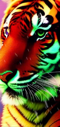 Carnivore Bengal Tiger Organism Live Wallpaper