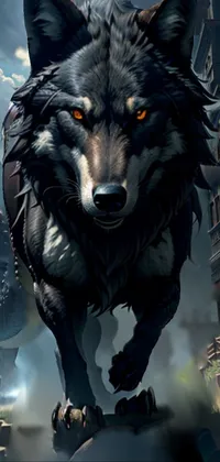 Carnivore Cartoon Wolf Live Wallpaper