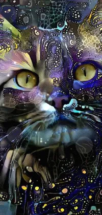 Carnivore Cat Paint Live Wallpaper